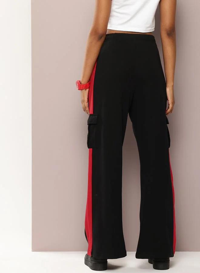 ديلينجر بنطال قطن ناعم بأرجل واسعة للنساء